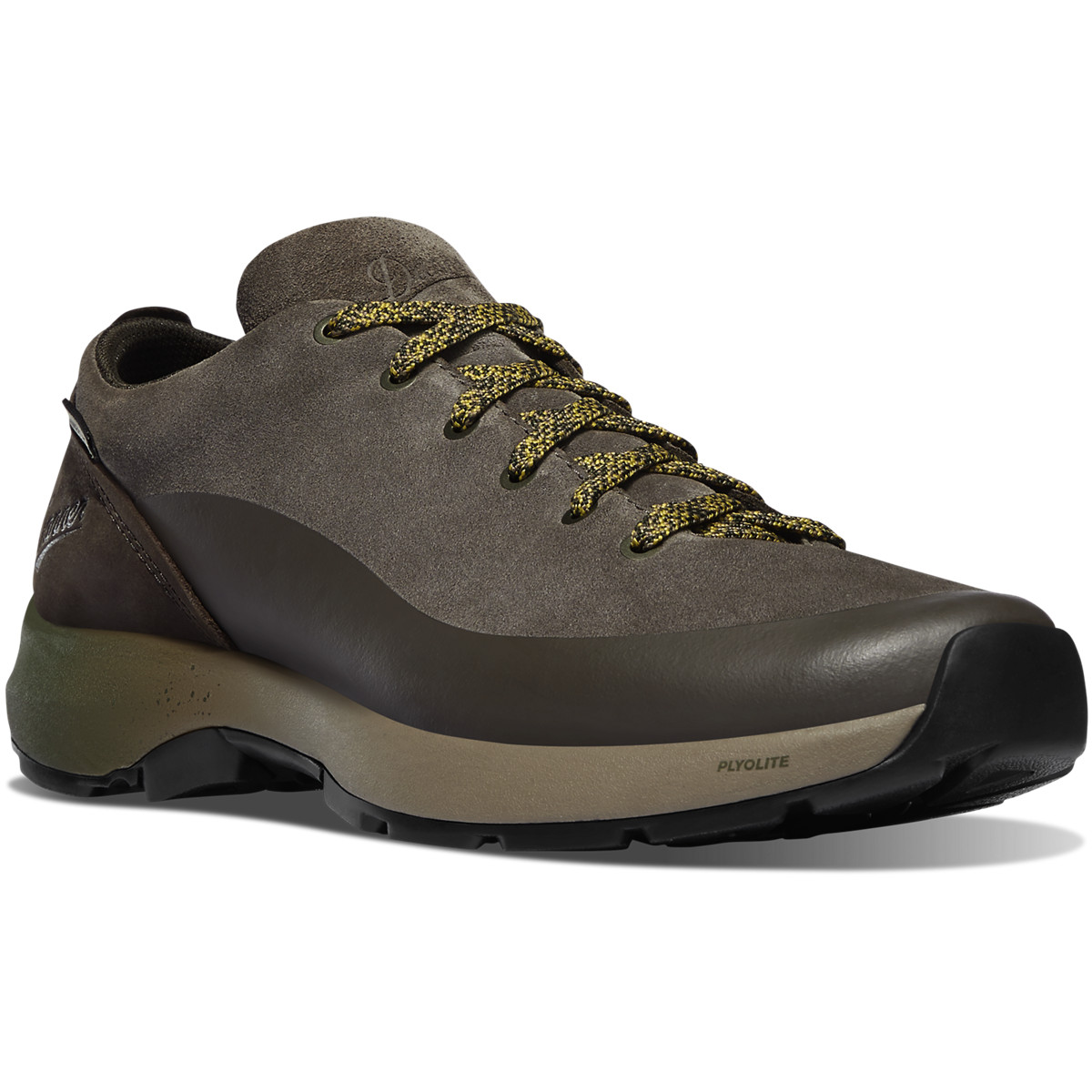 Danner Mens Caprine Low Suede Hiking Shoes Dark Brown - IYJ932674